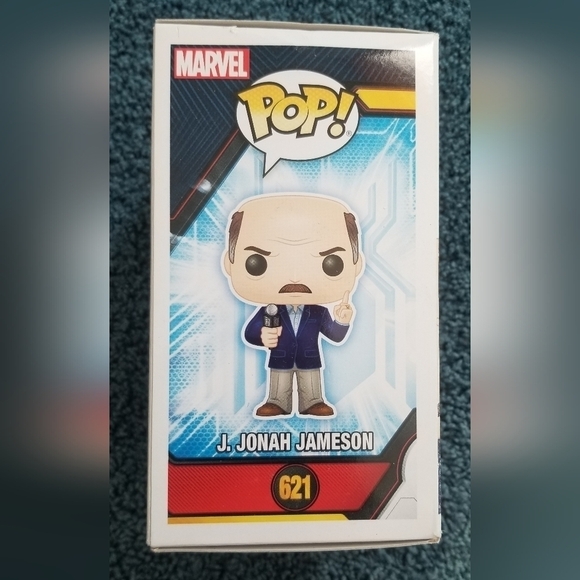 Funko Pop Marvel Spiderman. J. Jonah Jameson #621. Pop In A Box. - Picture 4 of 6